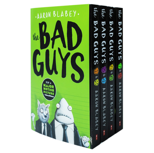 The Bad Guys 4 Books Collection Set (Episode 1 to 8) By Aaron Blabey