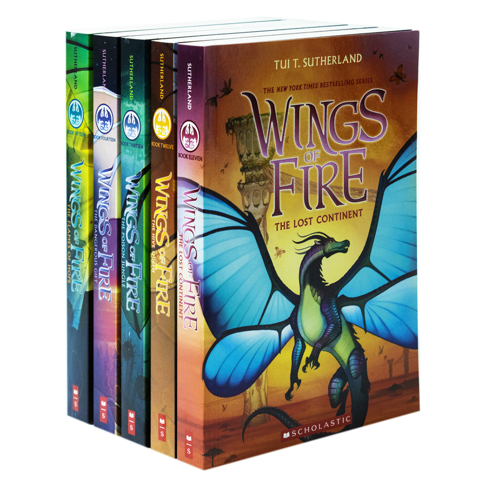 Wings of Fire Series 5 Books Box Set. Books 11 - 15 By Tui T
