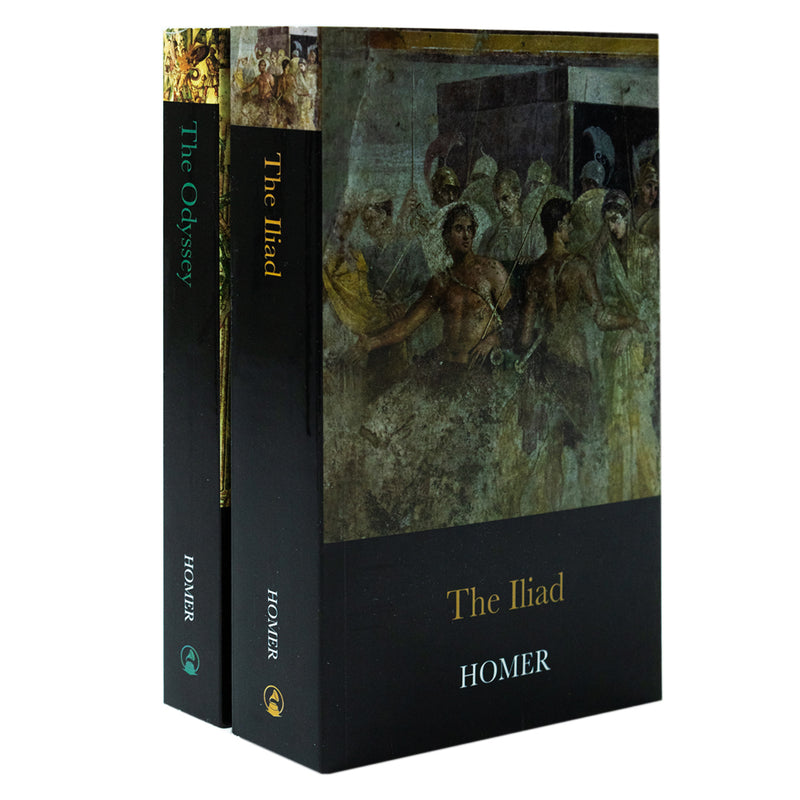 The Homer Collection 2 Books Set (The Iliad & The Odyssey) | Classics,Epic Poetry,Greek Mythology, Ancient Literature, Essential Reads,Paperback