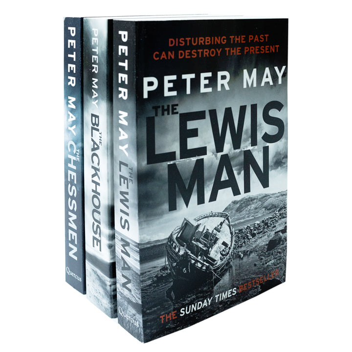 Lewis Trilogy Collection by Peter May 3 Books Set (The Lewis Man, The Blackhouse, The Chessmen) - Gripping Mystery,Thriller, Crime,Bestselling Fiction