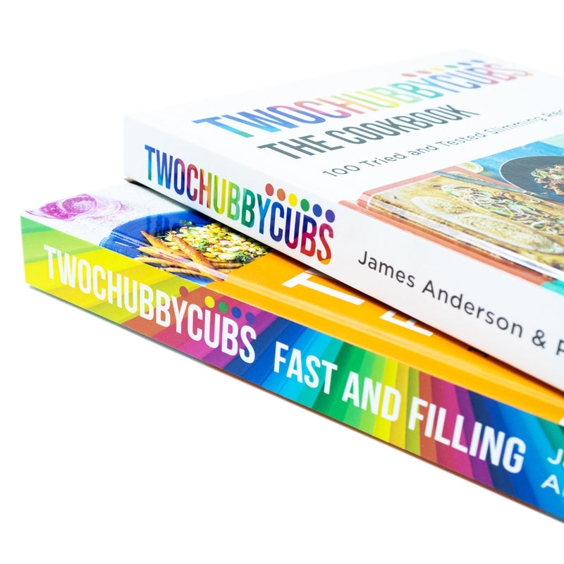 Twochubbycubs Fast and Filling & Twochubbycubs The Cookbook By James and Paul Anderson 2 Books Collection Set