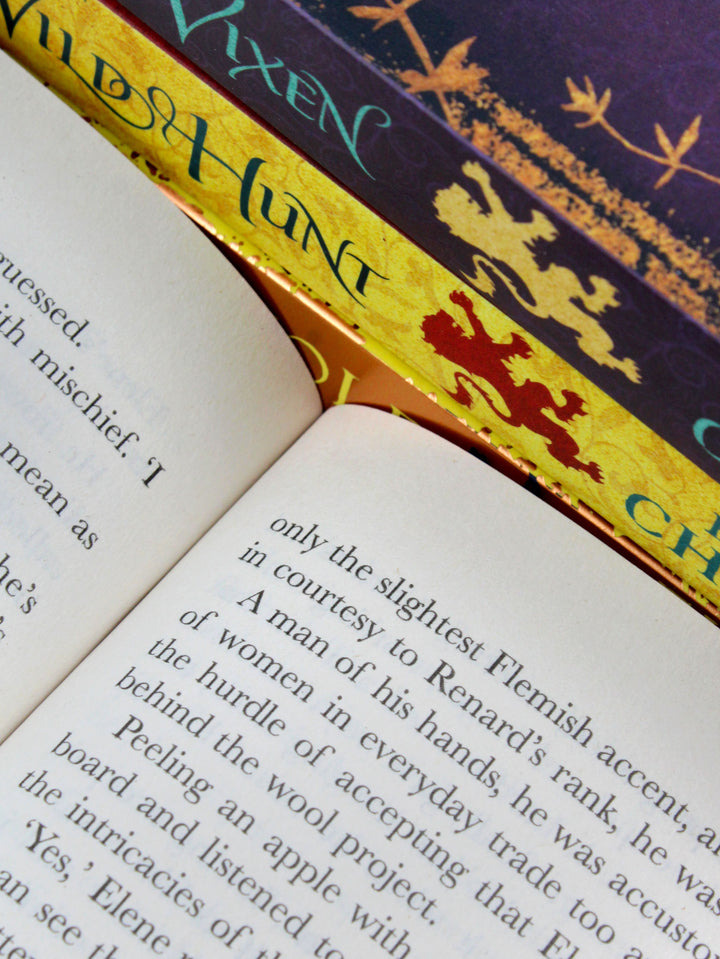 The Wild Hunt 4 Book Set by Elizabeth Chadwick: The Wild Hunt,The Running Vixen,The Coming of the Wolf,The Leopard Unleashed – Medieval Fiction Series