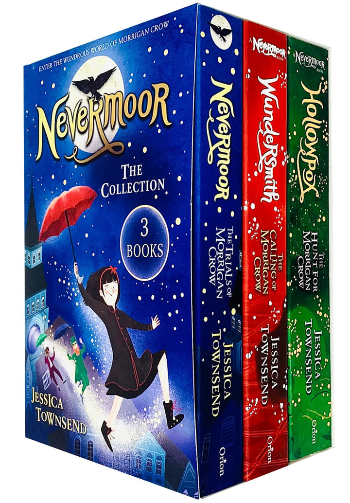Morrigan Crow Nevermoor Series 3-Book Collection by Jessica Townsend –Includes Hollowpox, Nevermoor & Wundersmith | Magical Fantasy Adventure for Kids