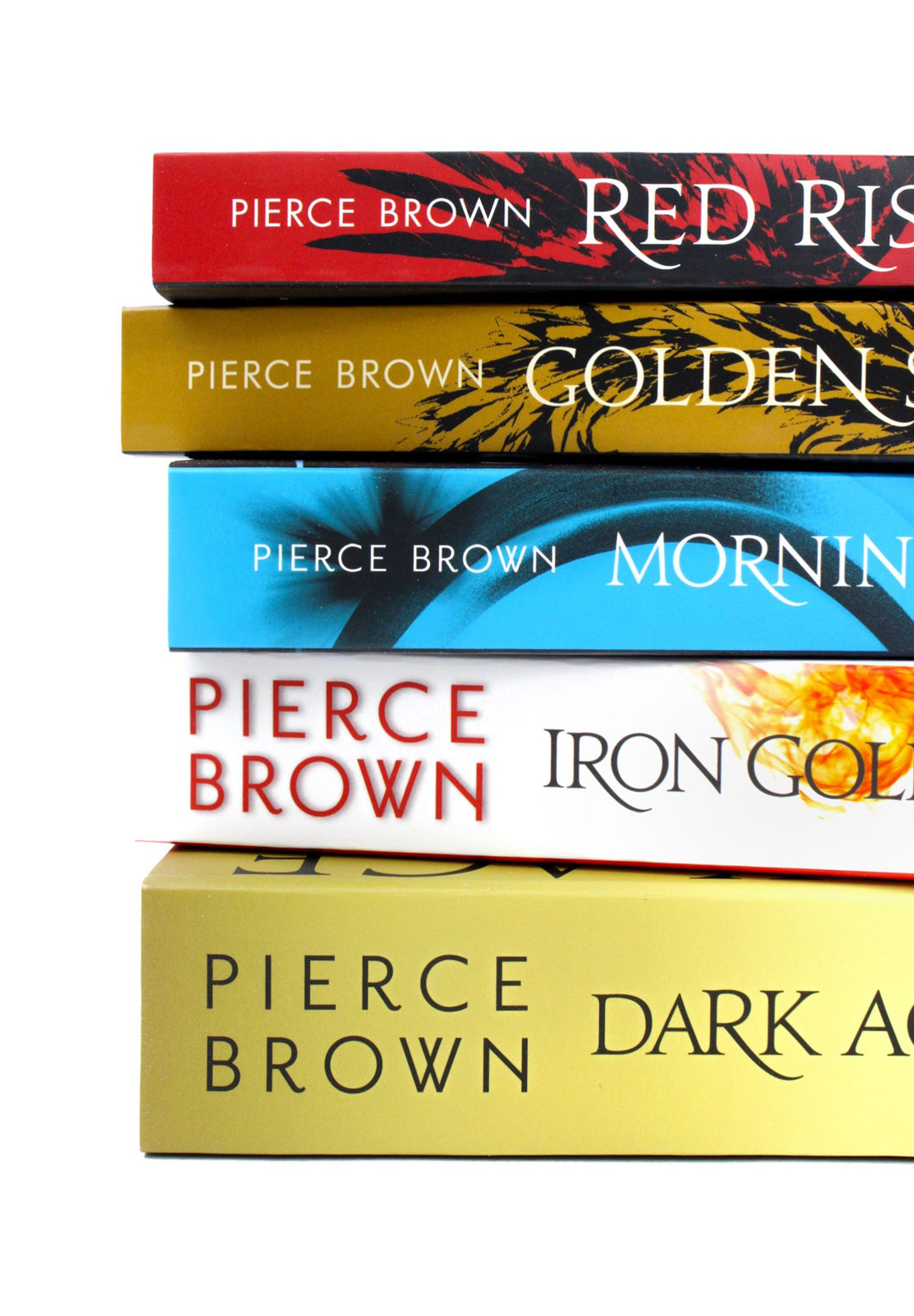 Red Rising Series 5-Book Collection by Pierce Brown | Dystopian Sci-Fi, Epic Adventure, Action-Packed Saga, Bestselling Fiction for YA & Adult Readers