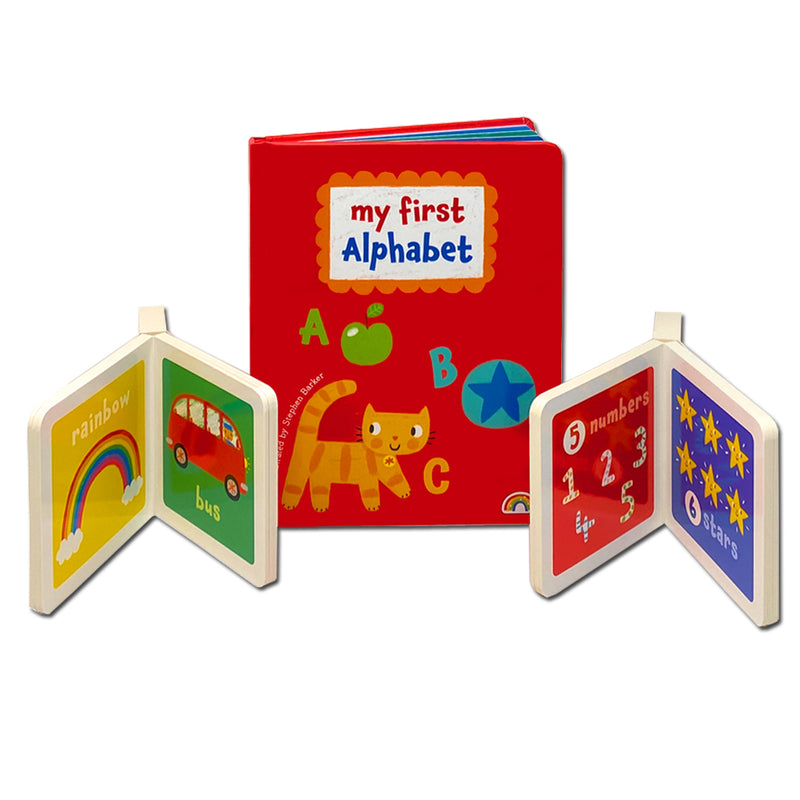 My First Alphabet Number and Words Collection 3 Books Set by Stephen J. Barker