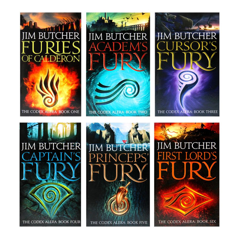 The Codex Alera Series 6 Books Collection Set By Jim Butcher