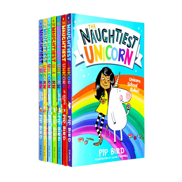 The Naughtiest Unicorn Series 7 Books Collection Set by Pip Bird