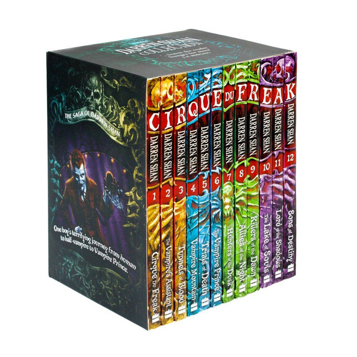 Cirque Du Freak: The Saga of Darren Shan – 12-Book Collection | Horror Fantasy Adventure Set for Young Adults & Teens | Supernatural Thriller Series