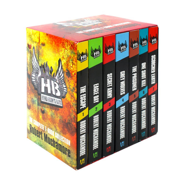 Henderson’s Boys 7 Paperback Book Box Set by Robert Muchamore| Children's & YA Adventure Fiction, Historical Stories, Popular Series & Gift Collection