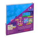 Peppa's Storybook Collection Read And Play Set Includes 2 Storybooks, Stickers and Play Scenes Inside!