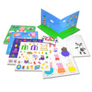 Peppa's Storybook Collection Read And Play Set Includes 2 Storybooks, Stickers and Play Scenes Inside!