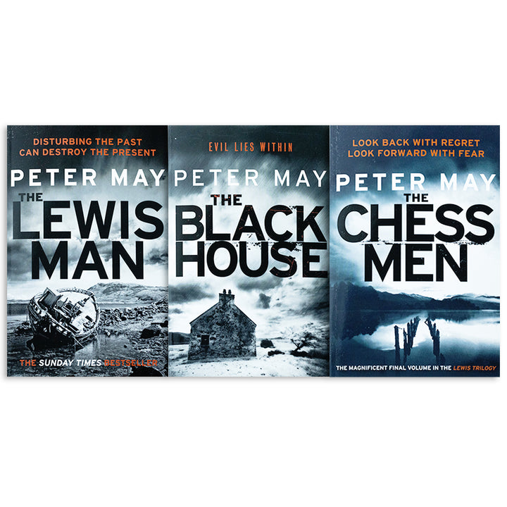Lewis Trilogy Collection by Peter May 3 Books Set (The Lewis Man, The Blackhouse, The Chessmen) - Gripping Mystery,Thriller, Crime,Bestselling Fiction