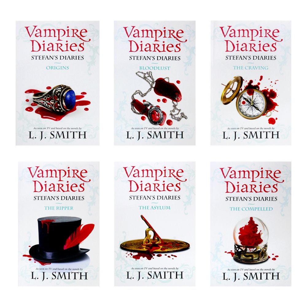 The Vampire Diaries: Stefan’s Diaries Box Set (Books 1–6) by L.J. Smith | YA Paranormal Romance & Fantasy Series for Teens | Supernatural Must-Read