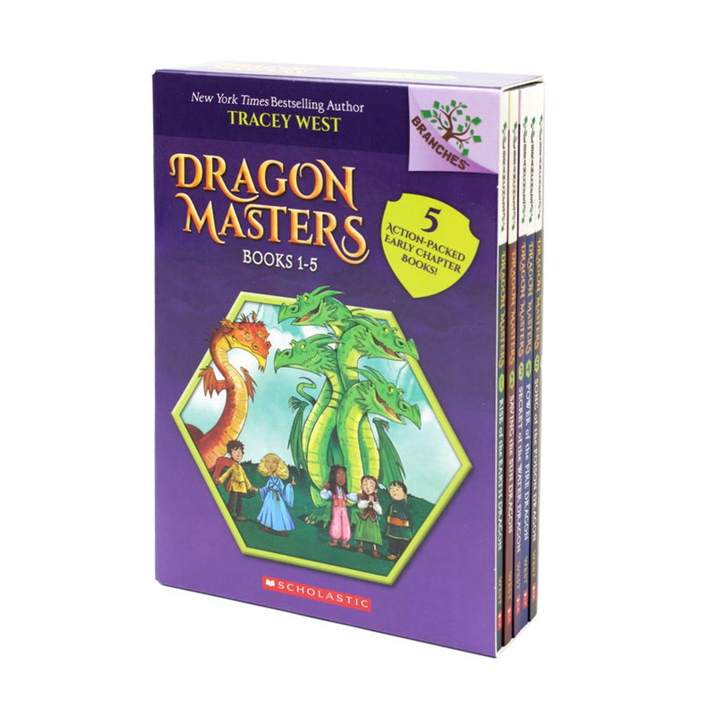 Photo of Dragon Masters Box Set 1-5 by Tracey West on a White Background