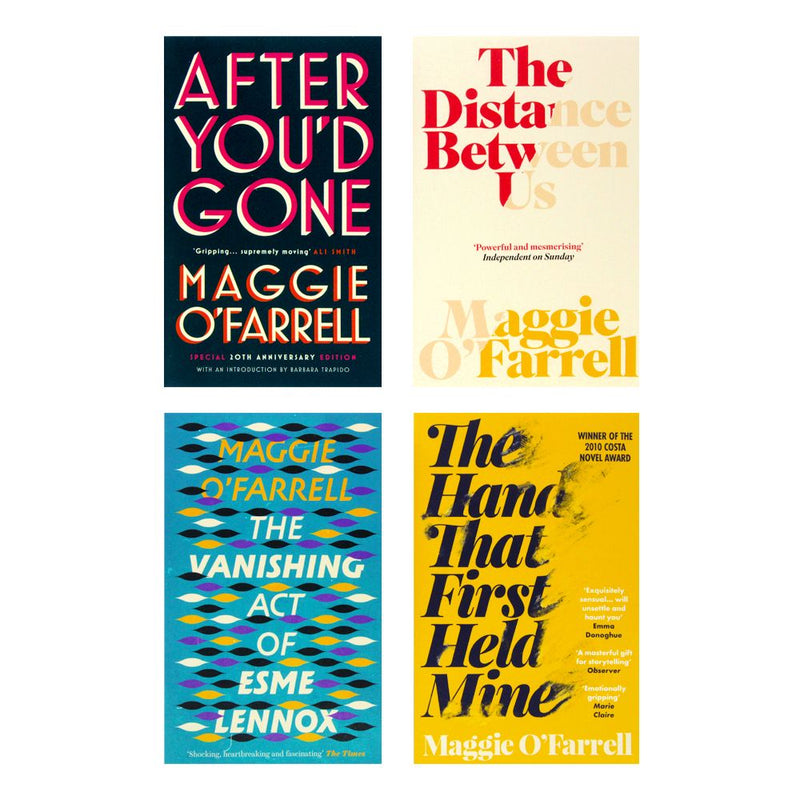 Maggie O'Farrell 4 Books Collection Set (After You'd Gone, The Distance Between Us & More!)