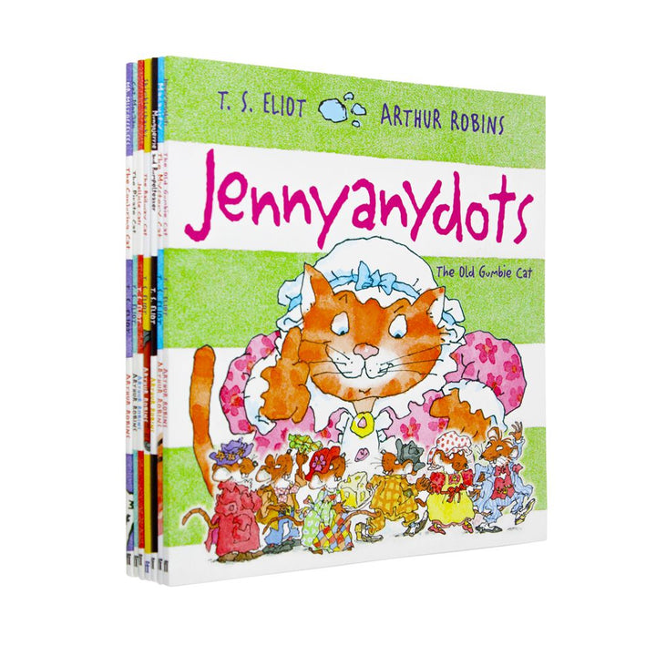 Old Possums Cats 7 Books Set(Jellicle Cats,Mr Mistoffelees:The Conjuring Cat,Macavity:The Mystery Cat,Cat Morgan:The Pirate Cat,Mungojerrie and Rumpelteazer:The Cat Burglars, & More)