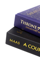 Photo of Sarah J. Maas Collectors Edition 2 Book Set Spines on a White Background