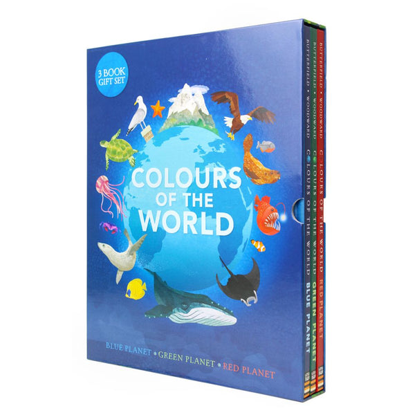 Colours of the World Blue Planet, Red Planet & Green Planet 3 book Set