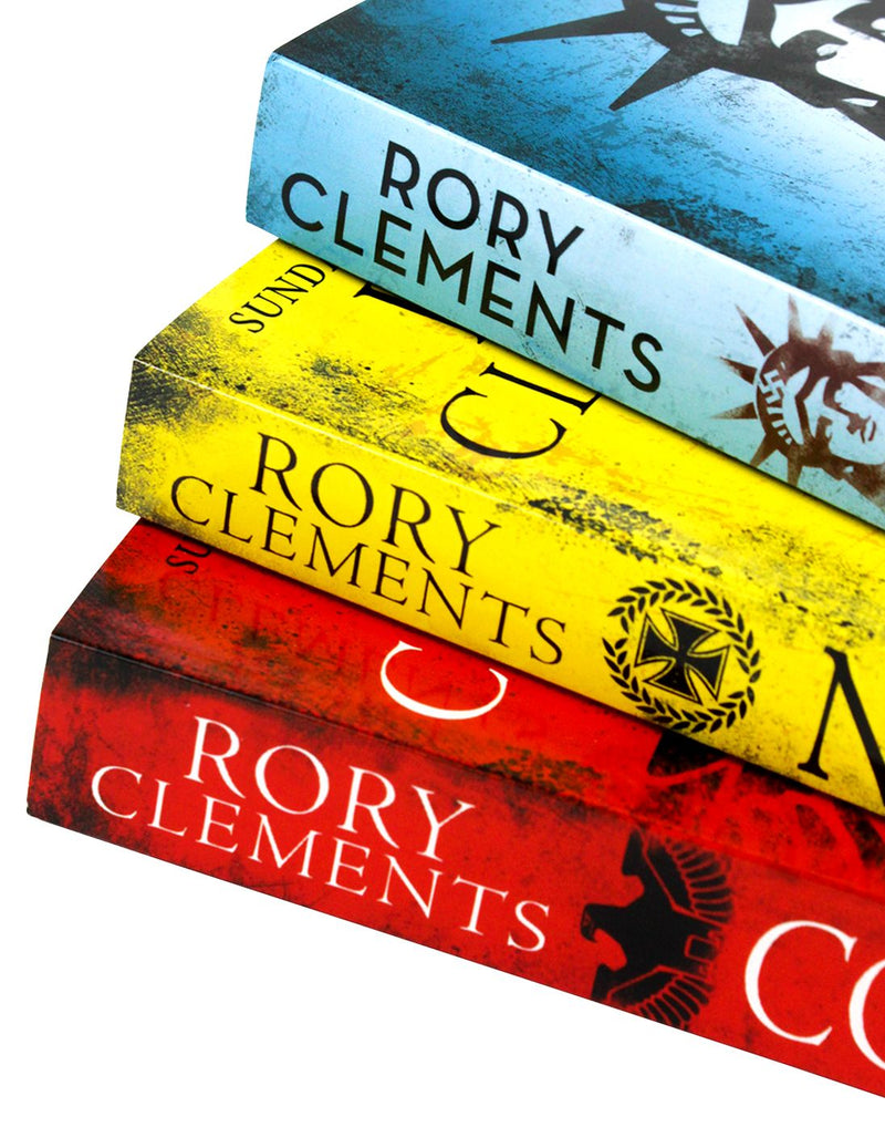 Tom Wilde Series 3 Books Collection Set by Rory Clements ( Nemesis, Nucleus, Corpus )