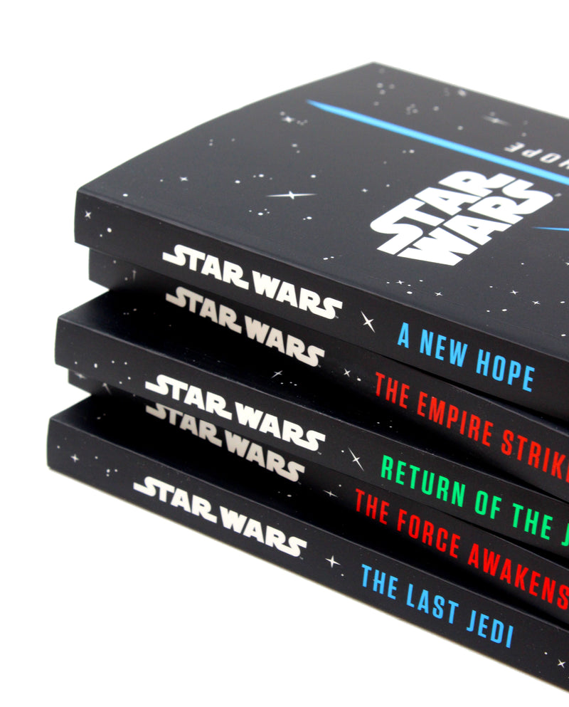 Star Wars 5 Books Set Collection Ryder Windham, A New Hope, The Last Jedi