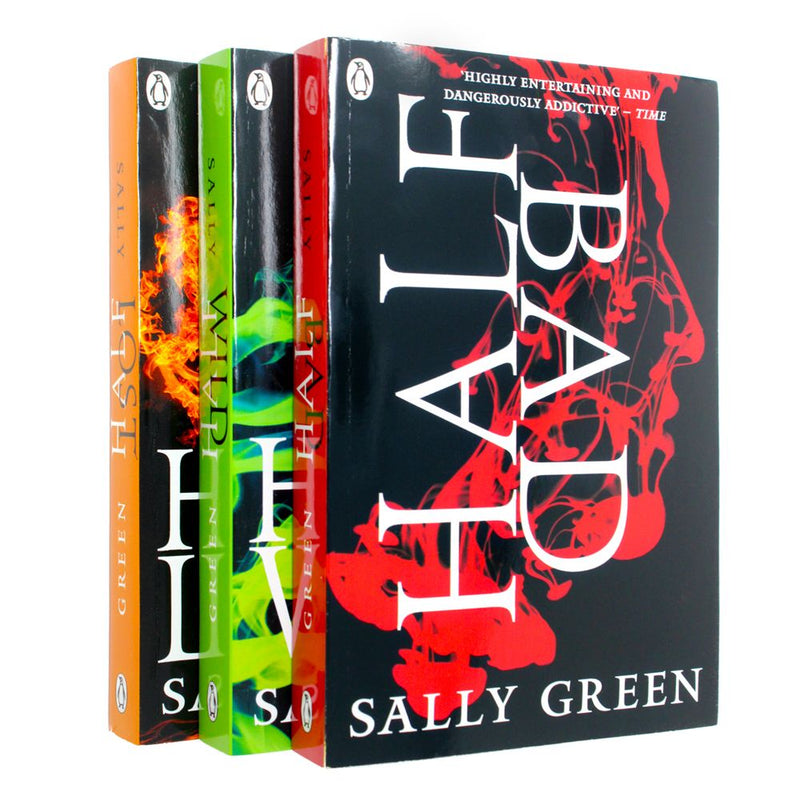 Photo of Half Bad Trilogy 3 Books Set by Sally Green on a White Background