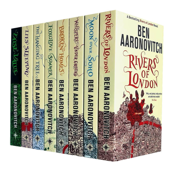 Ben Aaronovitch Rivers of London Series Collection 8 Books Set (Rivers of London, Moon Over Soho, Whispers Under Ground, Broken Homes & More!)