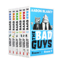 The Bad Guys 6 Books Episodes 1-12 Collection Set By Aaron Blabey