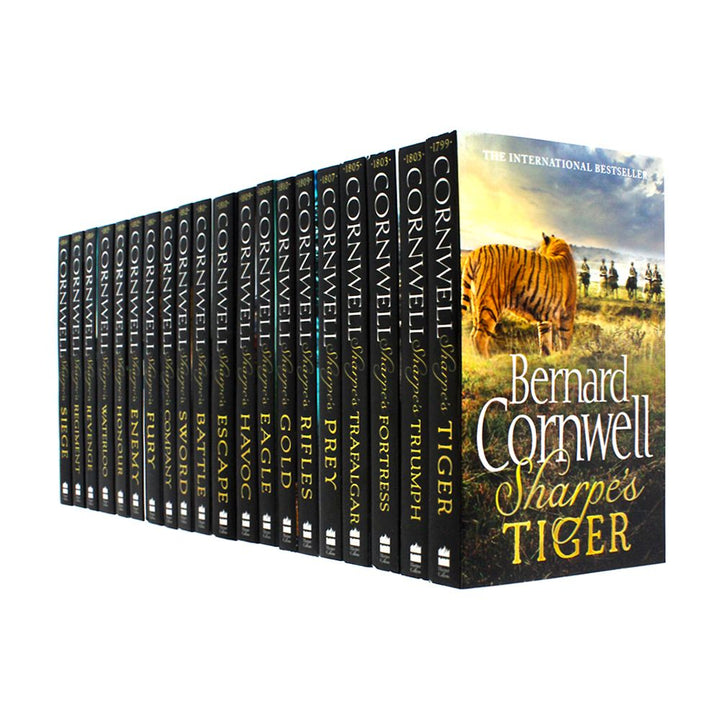 Bernard Cornwell The Sharpe Series – 1-20 Book Collection: Gripping Historical Fiction, Military Adventure, War, Action & Bestselling Novels