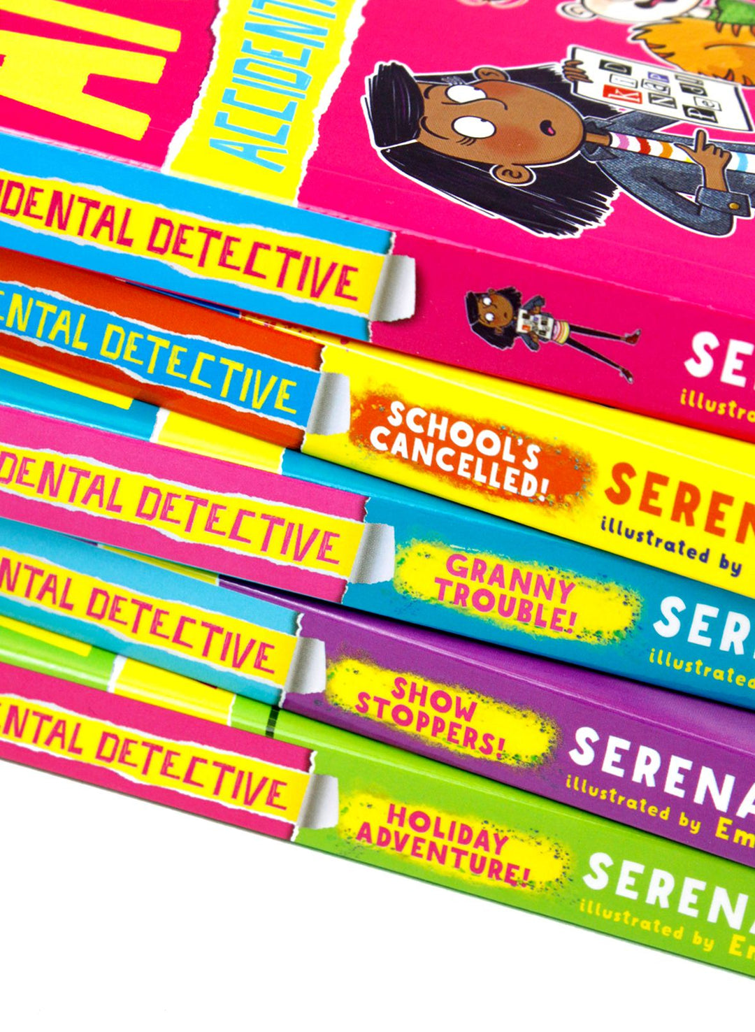 Anisha Accidental Detective Series 5 Book Collection Set by Serena Patel – Fun Mystery Adventures for Kids 9+, Humorous Fiction Series