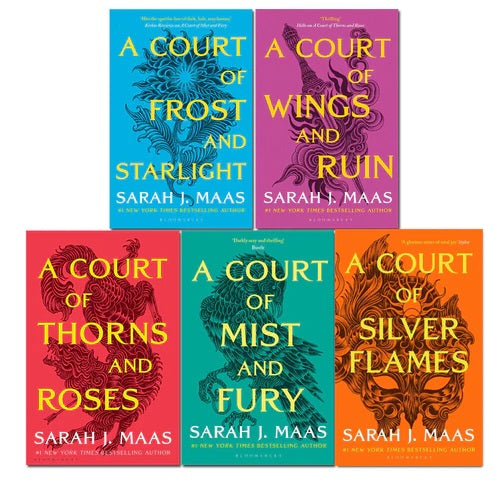 A Court of Thorns and Roses Paperback Box Set (5 Books) – A Bestselling Fantasy Series by Sarah J. Maas, Packed with Magic, Romance & Adventure!