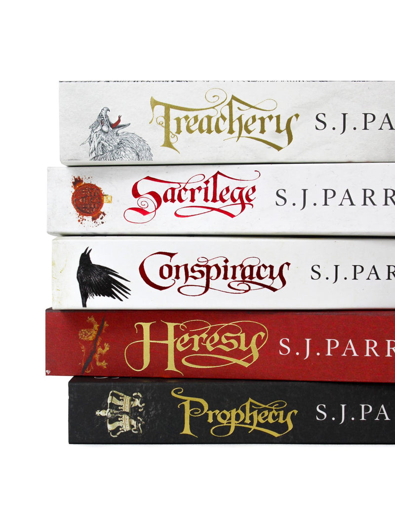S.J. Parris 5 Books Set Collection Giordano Bruno Series Pack Inc Prophecy