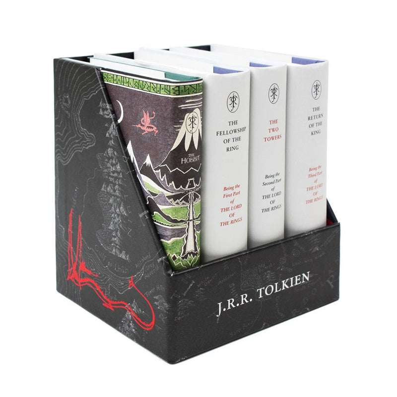 Photo of The Middle Earth Treasury Collection 4 Books Box Set by J.R.R. Tolkien on a White Background