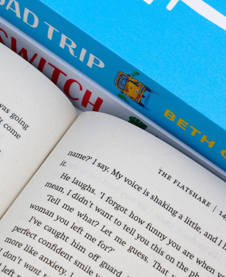 Beth O'Leary 3 Books Collection Set – Bestselling Contemporary Romance Novels: The Flatshare, The Road Trip, The Switch – Engaging, Emotional Reads