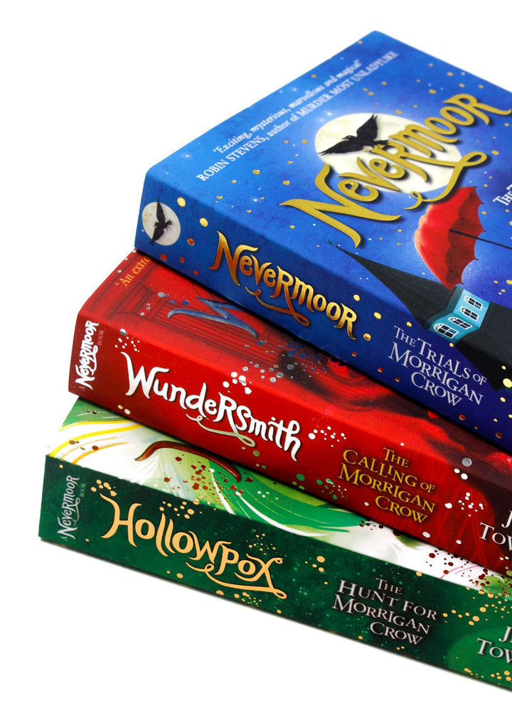Morrigan Crow Nevermoor Series 3-Book Collection by Jessica Townsend –Includes Hollowpox, Nevermoor & Wundersmith | Magical Fantasy Adventure for Kids