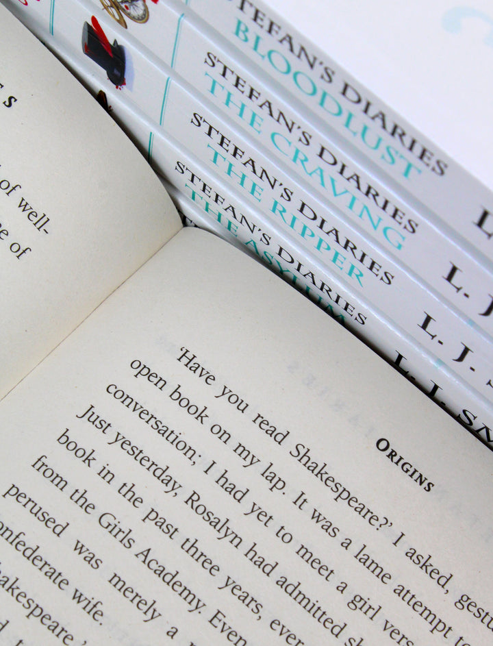 The Vampire Diaries: Stefan’s Diaries Box Set (Books 1–6) by L.J. Smith | YA Paranormal Romance & Fantasy Series for Teens | Supernatural Must-Read