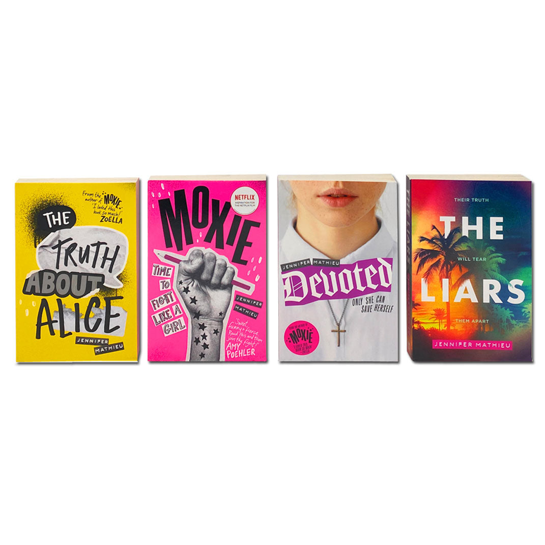 Devoted Jennifer Mathieu Jennifer Mathieu 4 Books Collection Set (Moxie, The Truth About Alice ...