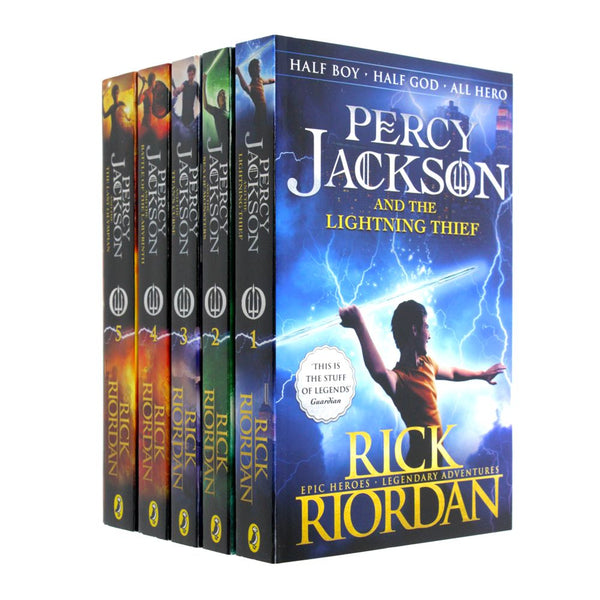 Percy Jackson and the Olympians 5 Children Book Collection Set Series