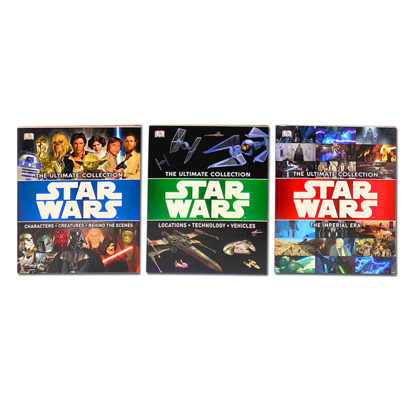 The Ultimate Star Wars Collection 3 Books Set Inc Giant Poster & Stickers