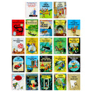The Adventures of Tintin Paperback Box Set – 23 Classic Comic Book Stories by Hergé | Timeless Adventure & Mystery Series with Stunning Illustrations