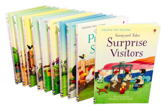 Usborne First Reading Farmyard Tales 10 Books Set Collection Dolly and the Train