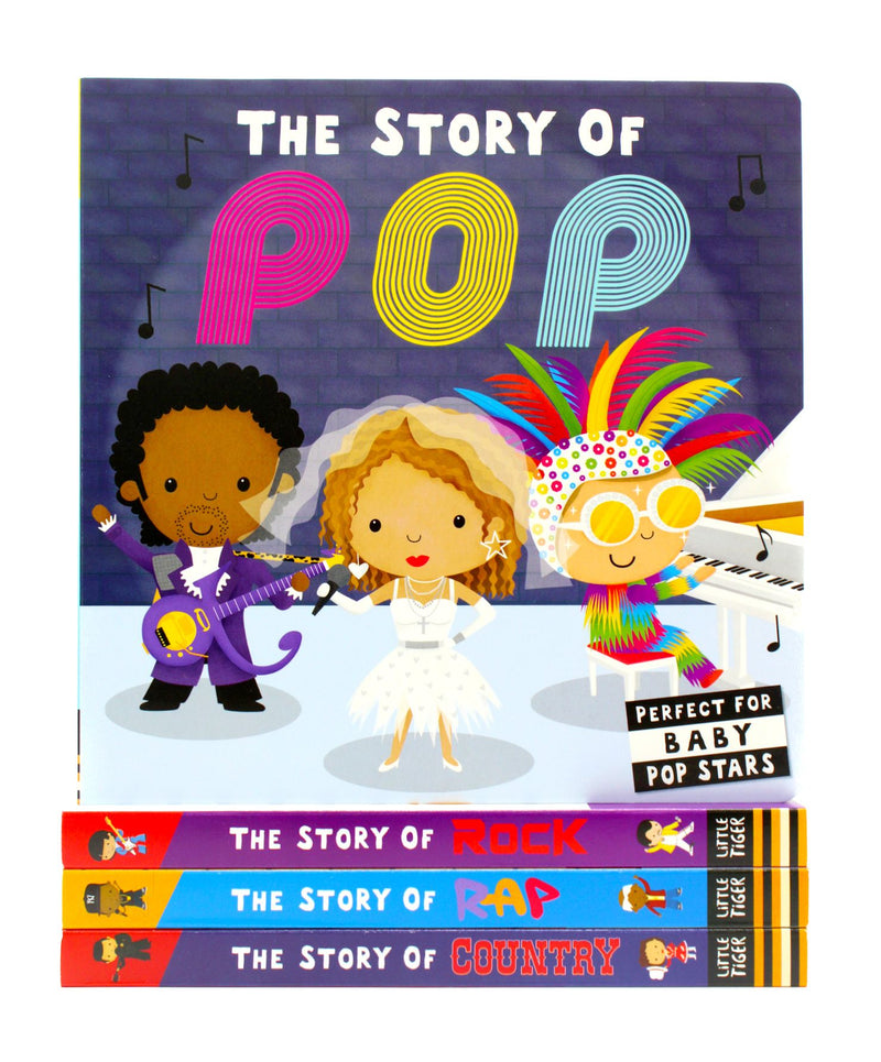 Photo of The Story of Music Box Set by Little Tiger on a White Background