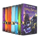 Harry Potter Complete Collection 7 Books Set Collection J K Rowling Hardback Red