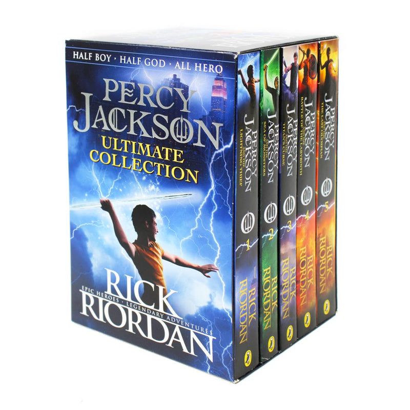 Percy Jackson & the Olympians 5 Children Book Collection Set Series Box Set
