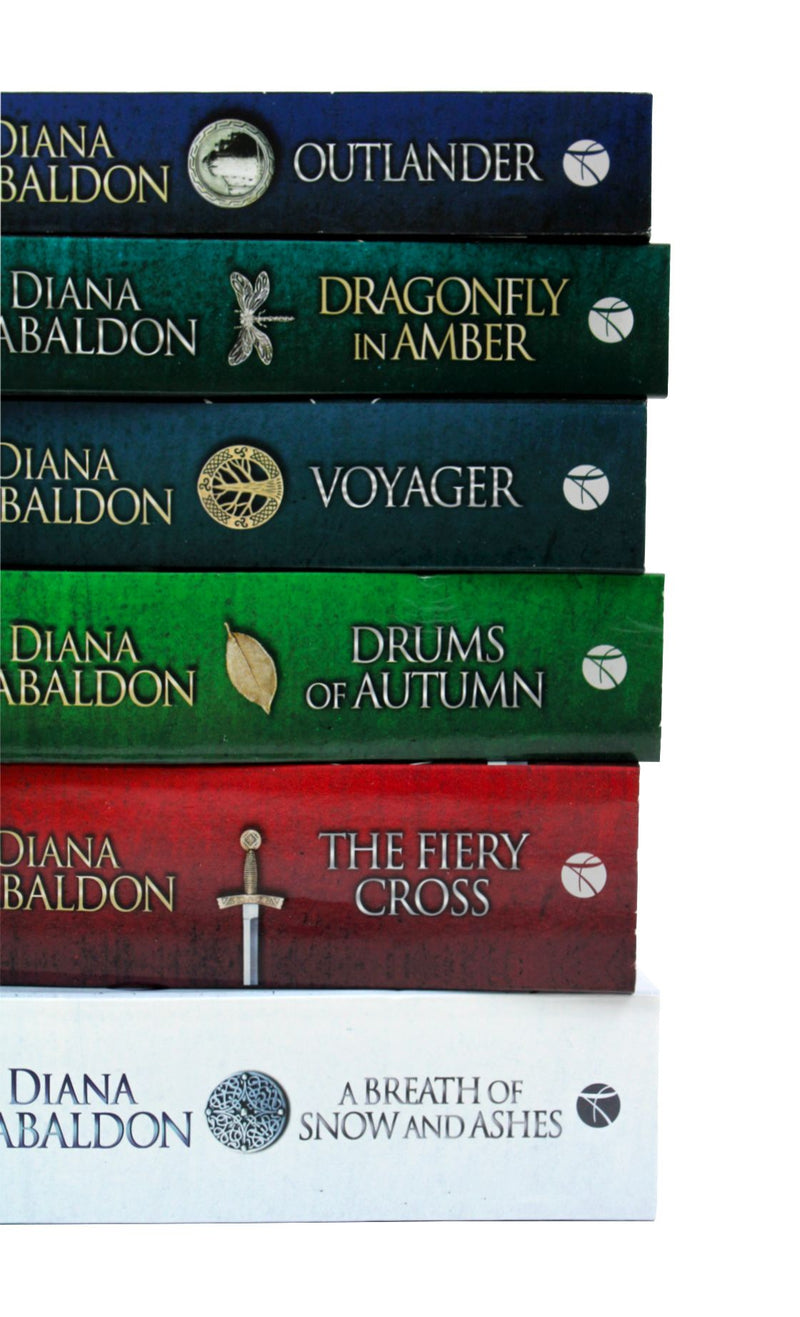 Outlander Series 1 Collection 6 Books Set by Diana Gabaldon – Historical Fiction, Romance & Time-Travel Adventure (Drums of Autumn, Fiery & More)
