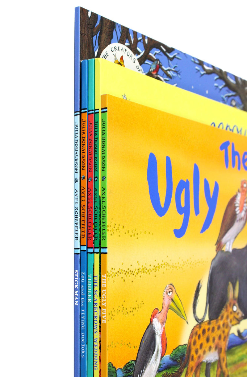 Photo of The Ugly Five 5 Book Collection by Julia Donaldson on a White Background