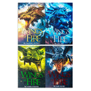 Wings of Fire Series Books 1-4 Collection Set by Tui T. Sutherland | Epic Dragon Fantasy Adventure for Young Readers & Fans of Bestselling Series