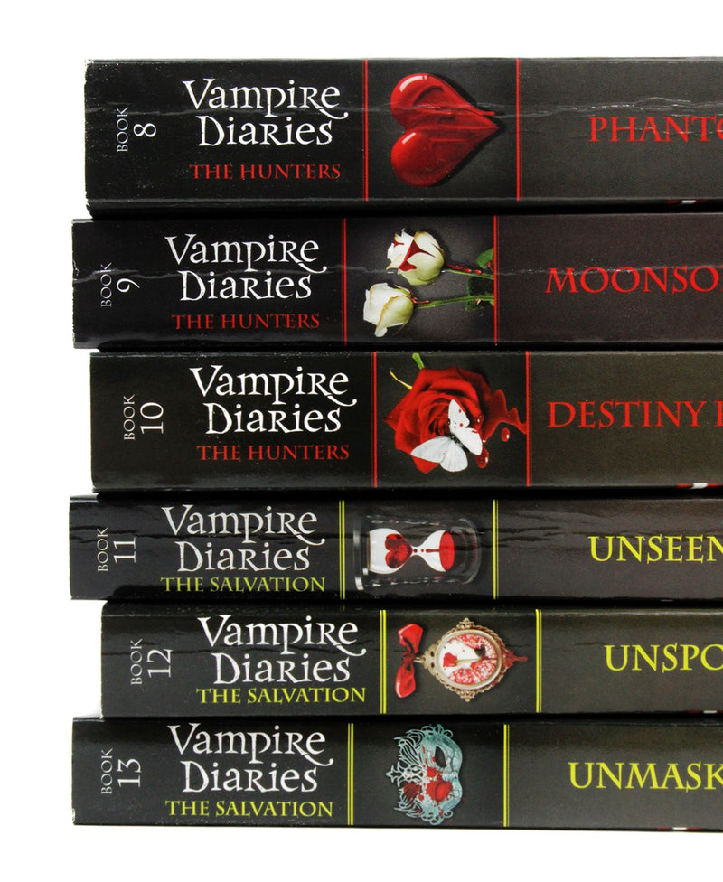 Vampire Diaries Collection 6 Books Set (vol 8 to 13) by L. J. Smith (The Hunters)