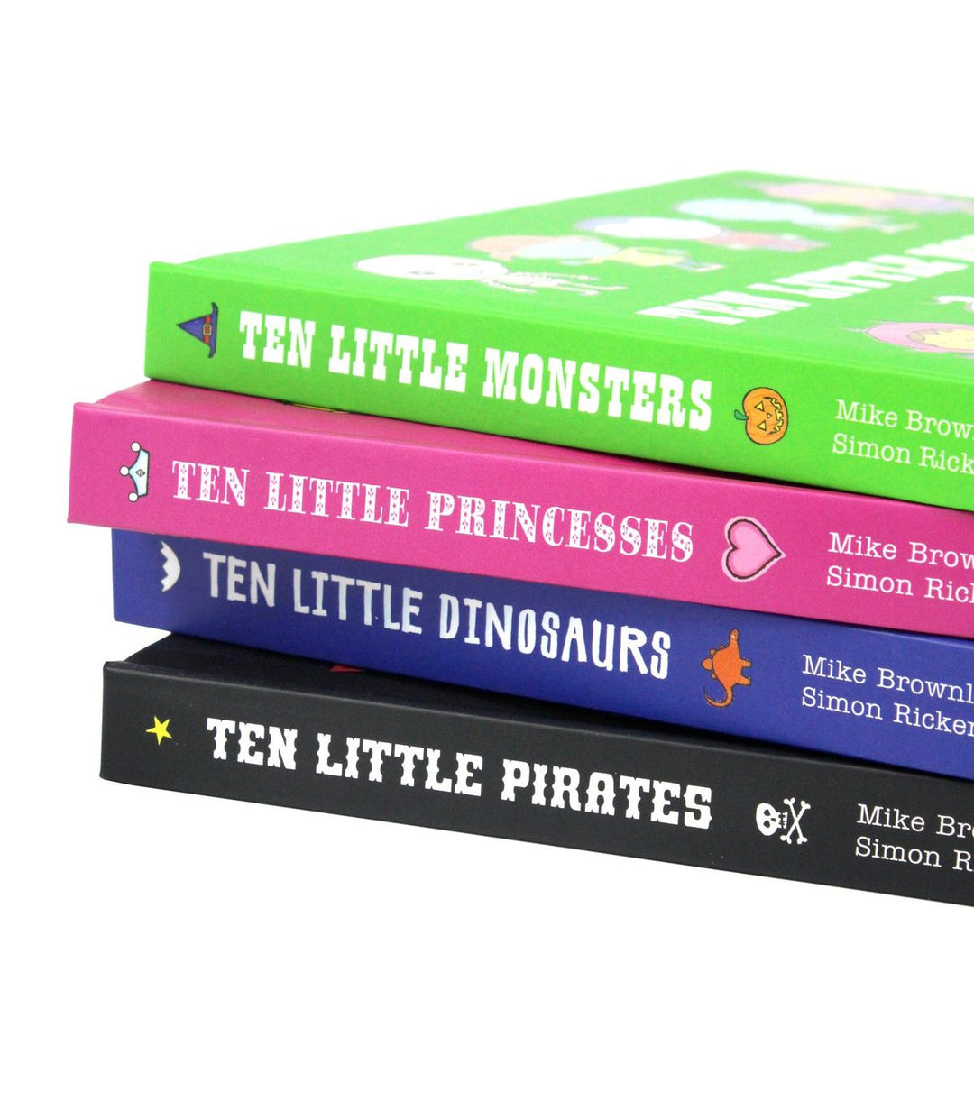 ten little monsters Mike Brownlow Ten Little Collection 4 Board Books Set, Ten Little Monsters, Dino