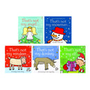 Thats Not My Touchy Feely 5 Board Books Set Christmas Collection