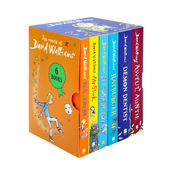 The World of David Walliams 6 Books Children Collection Set Paperback